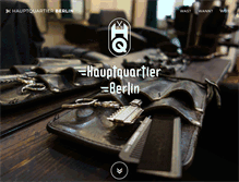 Tablet Screenshot of hauptquartier-berlin.com